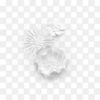白色花装饰品