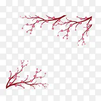 梅花树枝