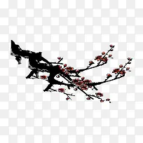 手绘梅花