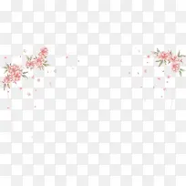 矢量手绘花卉边框