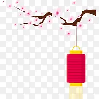 梅花灯笼素材