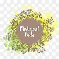 精美装饰花卉标签
