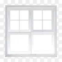 白色格子窗