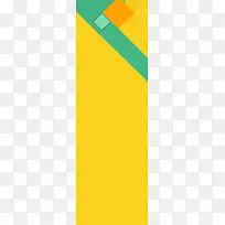 黄色几何形状背景首页banner