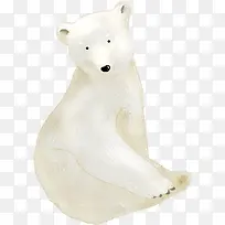 冬季北极熊展板设计