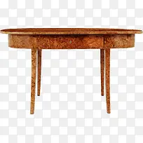 木头圆桌