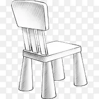 手绘艺术风格椅子