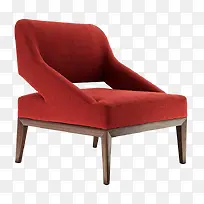 红色布艺椅子生活