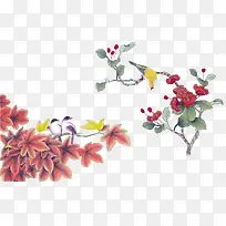 中国风花鸟素材