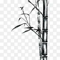 竹子矢量图竹叶图片素材 手绘竹