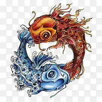 中国风鲤鱼素材