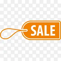 sale促销标签矢量图