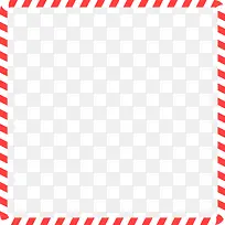 小清新红色边框