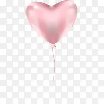 粉色情人节漂浮气球