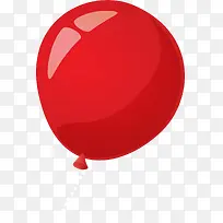 简约红色气球