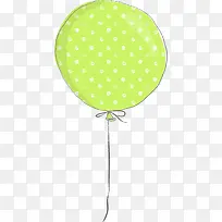 黄绿气球