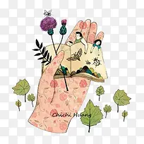 梦幻童话插画