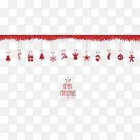 圣诞红色挂件艺术字免费图片