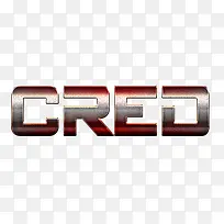 CRED艺术字