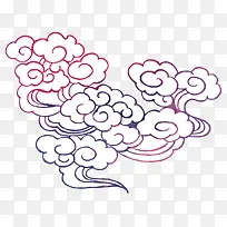 彩色祥云