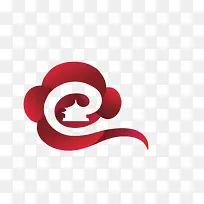 红色祥云logo图案