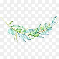 绿色树枝