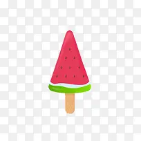 红色西瓜冰淇淋