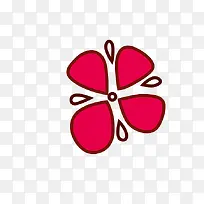卡通小花