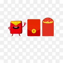 卡通红色红包下载