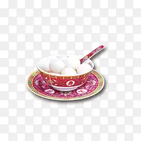 碗中的汤圆免抠素材
