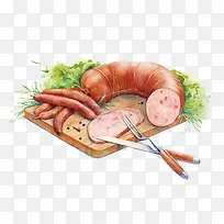 手绘食物