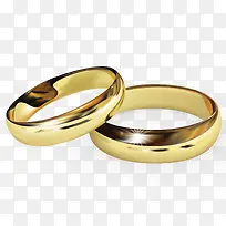 结婚金色夫妻戒指