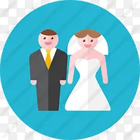 新婚夫妇图标