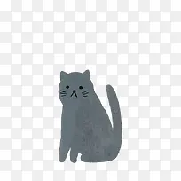 黑色猫咪