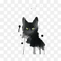水彩猫咪