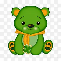 绿色小熊