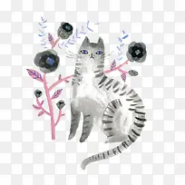 条纹猫咪