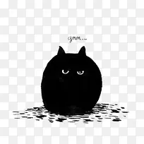 黑色猫咪