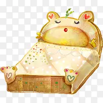 婴儿房小床卡通可爱小熊床