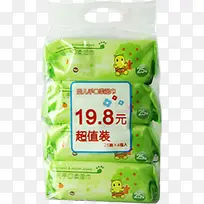 母婴用品纸巾四盒