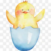 卡通水彩母婴素材