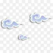 中国风卡通云朵
