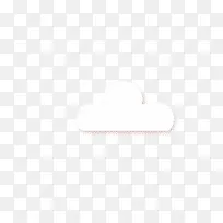 白色可爱扁平云朵图案