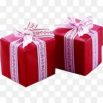红色韩式丝带礼盒