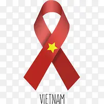 红色越南丝带