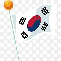 白色韩国国旗