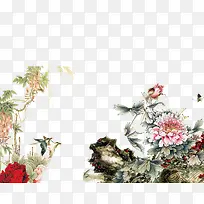 两款中国风彩绘图