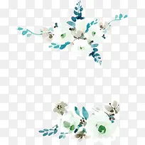 手绘玫瑰花边框