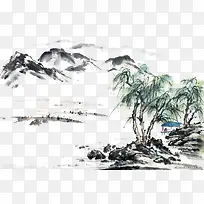 水墨图案