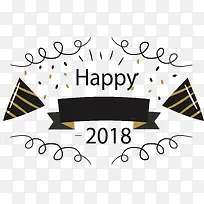 彩带新年派对